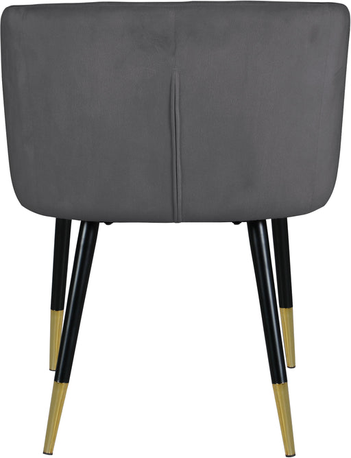 Louise Grey Velvet Dining Chair - Furniture Stars (Chicago, IL)