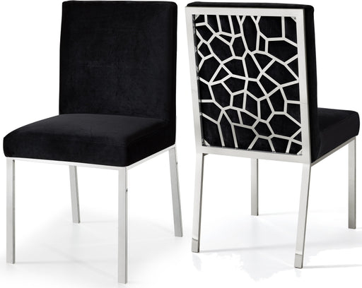 Opal Black Velvet Dining Chair - Furniture Stars (Chicago, IL)