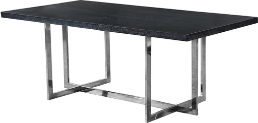 Elle Chrome Dining Table - Furniture Stars (Chicago, IL)