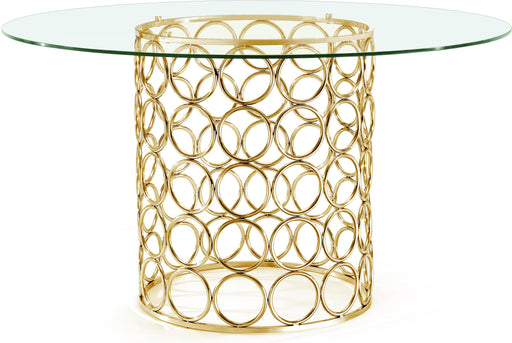 Opal Gold Dining Table - Furniture Stars (Chicago, IL)
