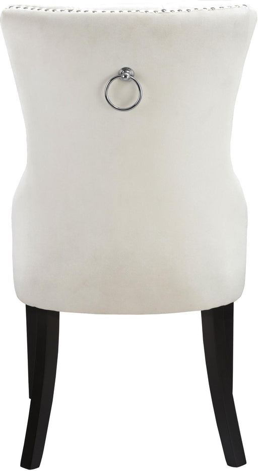 Nikki Cream Velvet Dining Chair - Furniture Stars (Chicago, IL)