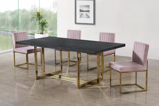 Elle Gold Dining Table - Furniture Stars (Chicago, IL)