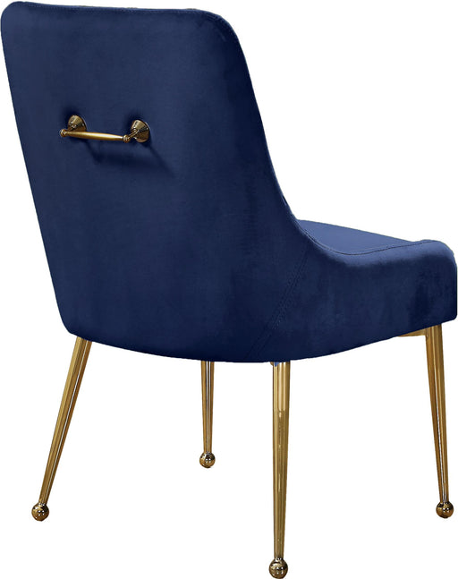 Owen Navy Velvet Dining Chair - Furniture Stars (Chicago, IL)