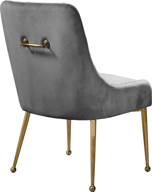 Owen Grey Velvet Dining Chair - Furniture Stars (Chicago, IL)