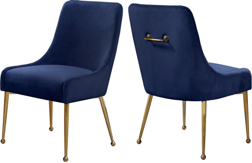 Owen Navy Velvet Dining Chair - Furniture Stars (Chicago, IL)