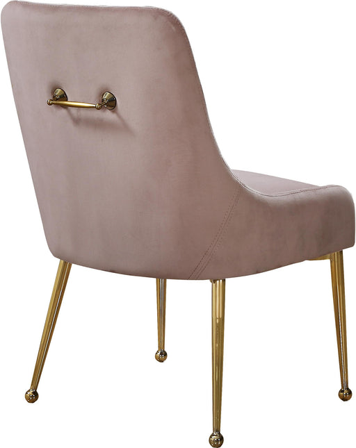 Owen Pink Velvet Dining Chair - Furniture Stars (Chicago, IL)
