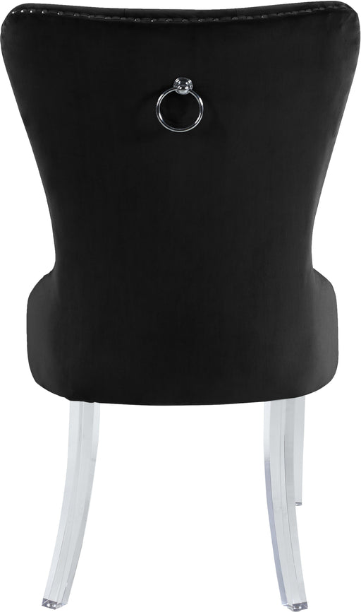Miley Black Velvet Dining Chair - Furniture Stars (Chicago, IL)