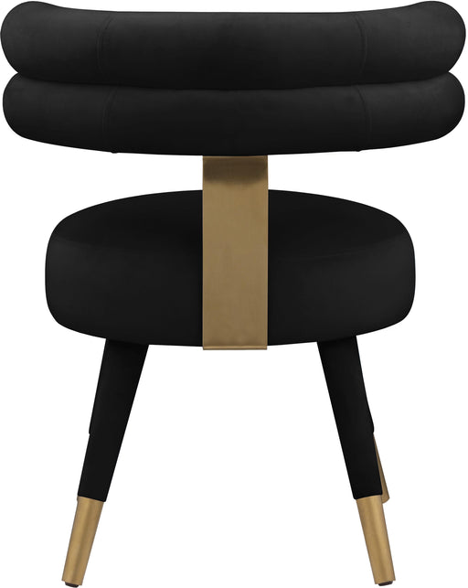Fitzroy Black Velvet Dining Chair - Furniture Stars (Chicago, IL)