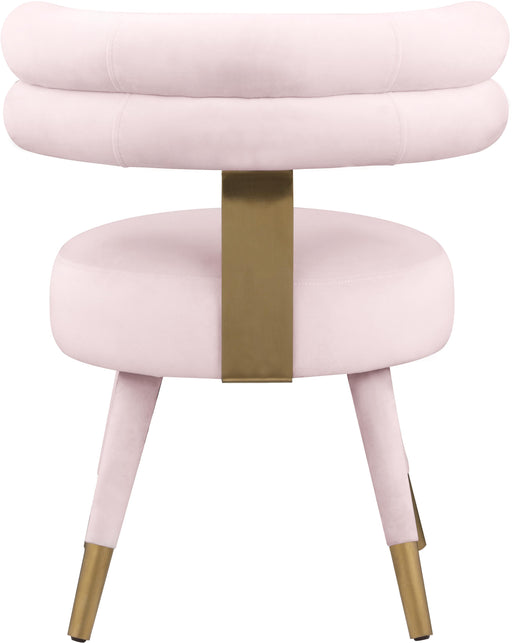 Fitzroy Pink Velvet Dining Chair - Furniture Stars (Chicago, IL)