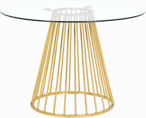 Gio Gold Dining Table - Furniture Stars (Chicago, IL)