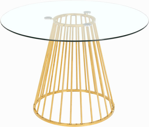 Gio Gold Dining Table - Furniture Stars (Chicago, IL)