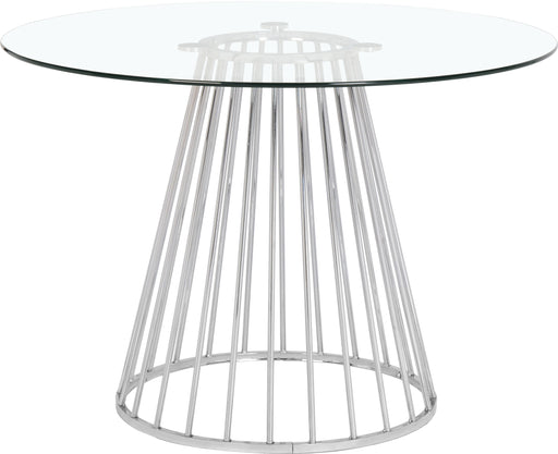 Gio Chrome Dining Table - Furniture Stars (Chicago, IL)