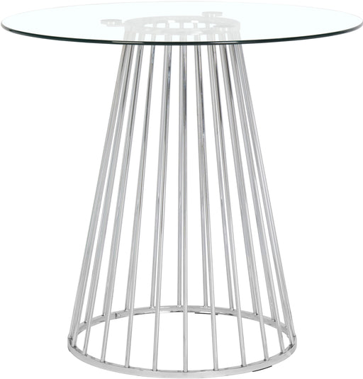 Gio Chrome Counter Height Table - Furniture Stars (Chicago, IL)