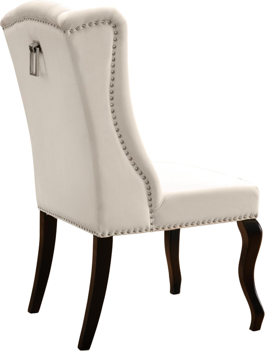 Suri Cream Velvet Dining Chair - Furniture Stars (Chicago, IL)