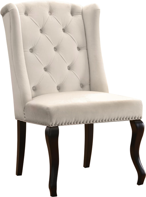 Suri Cream Velvet Dining Chair - Furniture Stars (Chicago, IL)