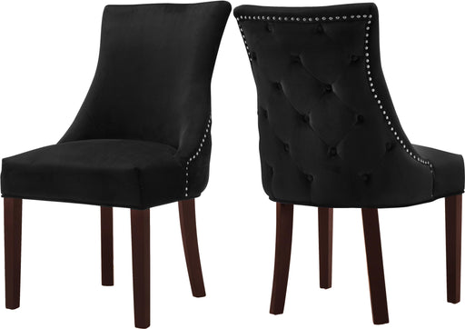 Hannah Black Velvet Dining Chair - Furniture Stars (Chicago, IL)