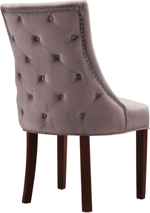 Hannah Pink Velvet Dining Chair - Furniture Stars (Chicago, IL)