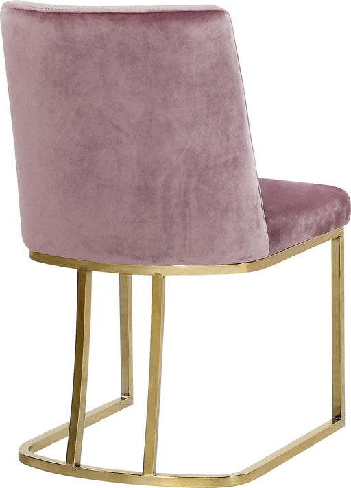 Heidi Pink Velvet Dining Chair - Furniture Stars (Chicago, IL)