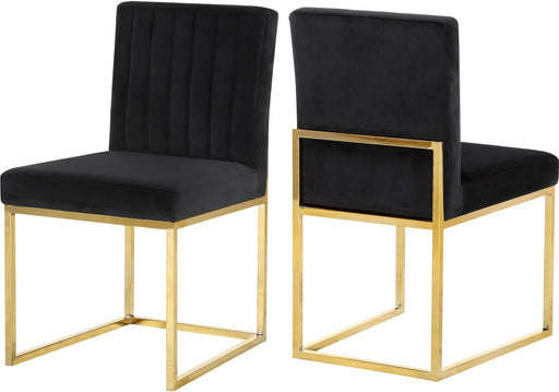 Giselle Black Velvet Dining Chair - Furniture Stars (Chicago, IL)