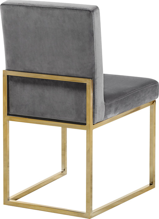 Giselle Grey Velvet Dining Chair - Furniture Stars (Chicago, IL)