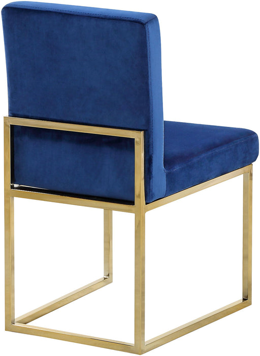 Giselle Navy Velvet Dining Chair - Furniture Stars (Chicago, IL)