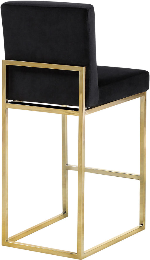 Giselle Black Velvet Stool - Furniture Stars (Chicago, IL)