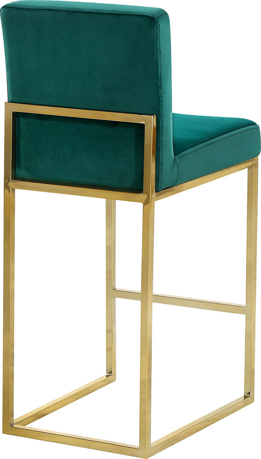 Giselle Green Velvet Stool - Furniture Stars (Chicago, IL)
