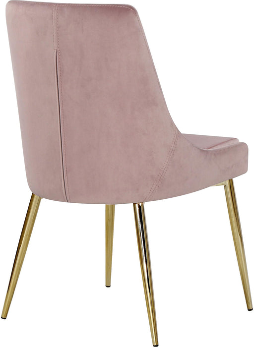 Karina Pink Velvet Dining Chair - Furniture Stars (Chicago, IL)