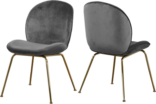 Paris Grey Velvet Dining Chair - Furniture Stars (Chicago, IL)