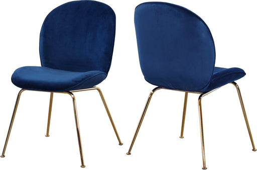 Paris Navy Velvet Dining Chair - Furniture Stars (Chicago, IL)