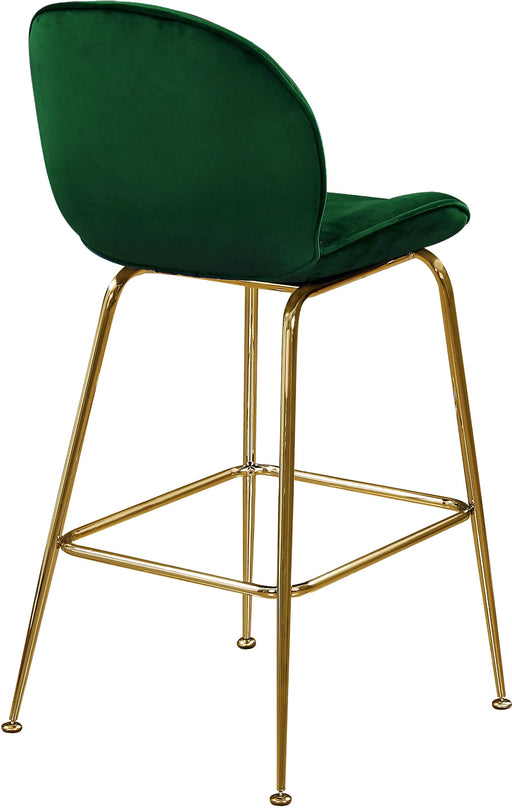 Paris Green Velvet Stool - Furniture Stars (Chicago, IL)