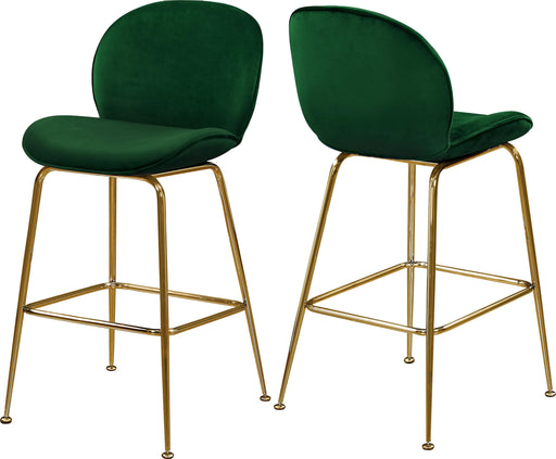 Paris Green Velvet Stool - Furniture Stars (Chicago, IL)