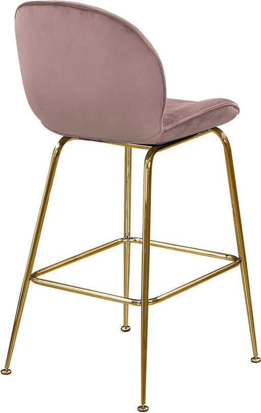 Paris Pink Velvet Stool - Furniture Stars (Chicago, IL)