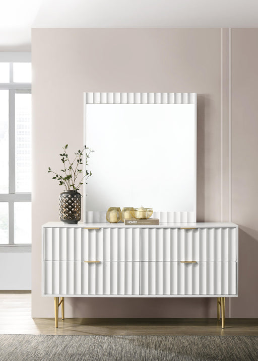 Modernist White Gloss Dresser - Furniture Stars (Chicago, IL)