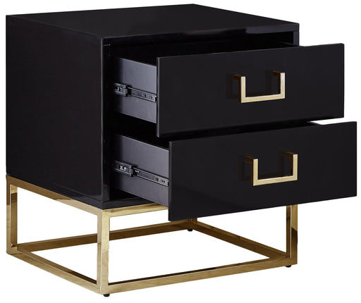 Nova Black Side Table - Furniture Stars (Chicago, IL)