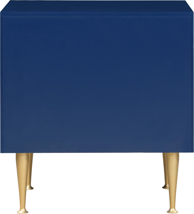 Marisol Navy Night Stand - Furniture Stars (Chicago, IL)