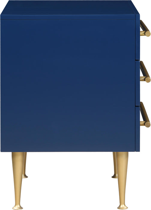 Marisol Navy Night Stand - Furniture Stars (Chicago, IL)