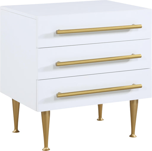 Marisol White Night Stand - Furniture Stars (Chicago, IL)