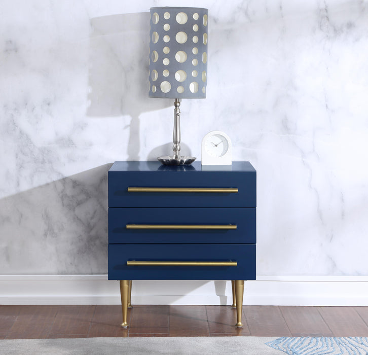 Marisol Navy Night Stand - Furniture Stars (Chicago, IL)