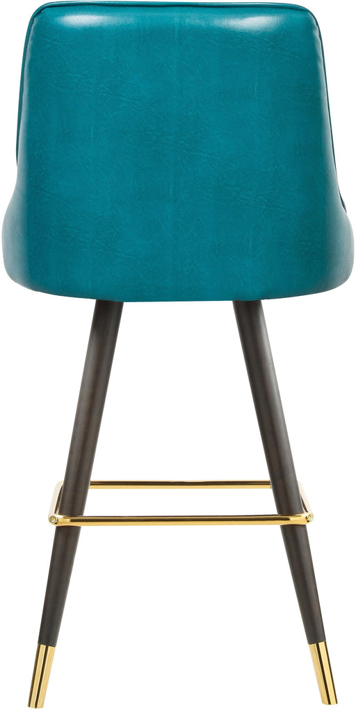 Portnoy Teal Faux Leather Counter/Bar Stool - Furniture Stars (Chicago, IL)