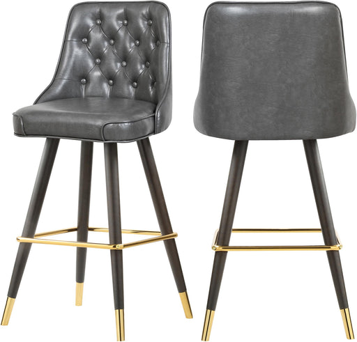 Portnoy Grey Faux Leather Counter/Bar Stool - Furniture Stars (Chicago, IL)