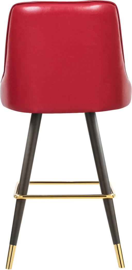 Portnoy Red Faux Leather Counter/Bar Stool - Furniture Stars (Chicago, IL)