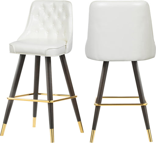 Portnoy White Faux Leather Counter/Bar Stool - Furniture Stars (Chicago, IL)