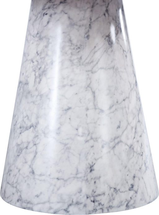 Omni White Faux Marble Dining Table - Furniture Stars (Chicago, IL)