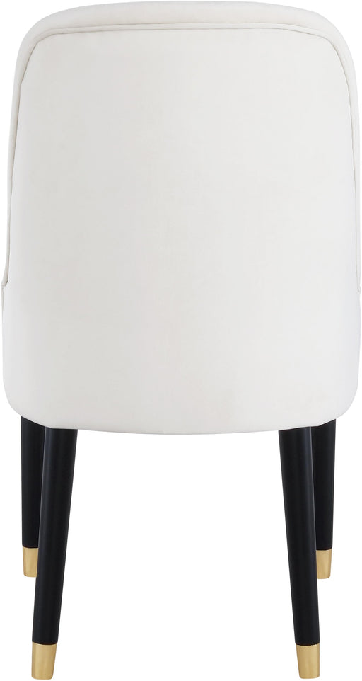Omni Cream Velvet Dining Chair - Furniture Stars (Chicago, IL)