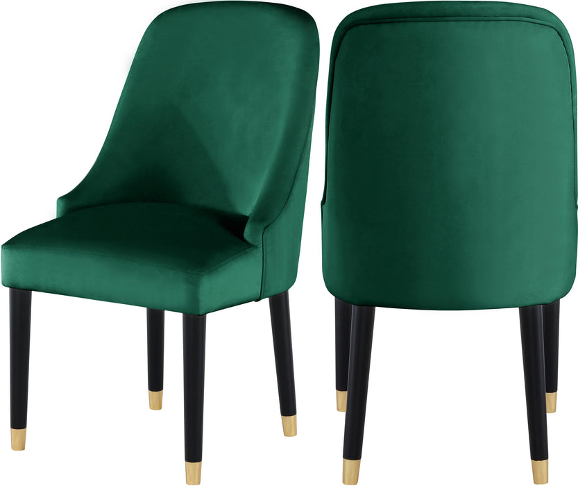 Omni Green Velvet Dining Chair - Furniture Stars (Chicago, IL)