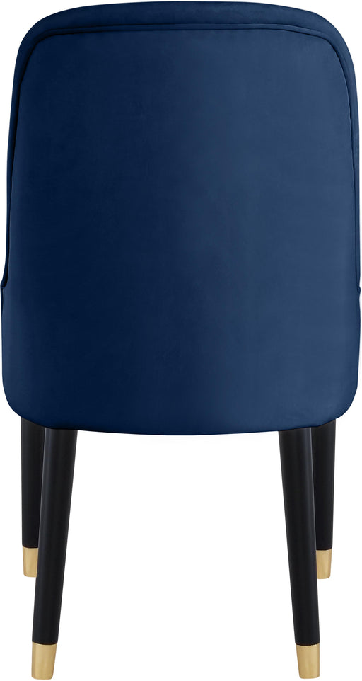 Omni Navy Velvet Dining Chair - Furniture Stars (Chicago, IL)