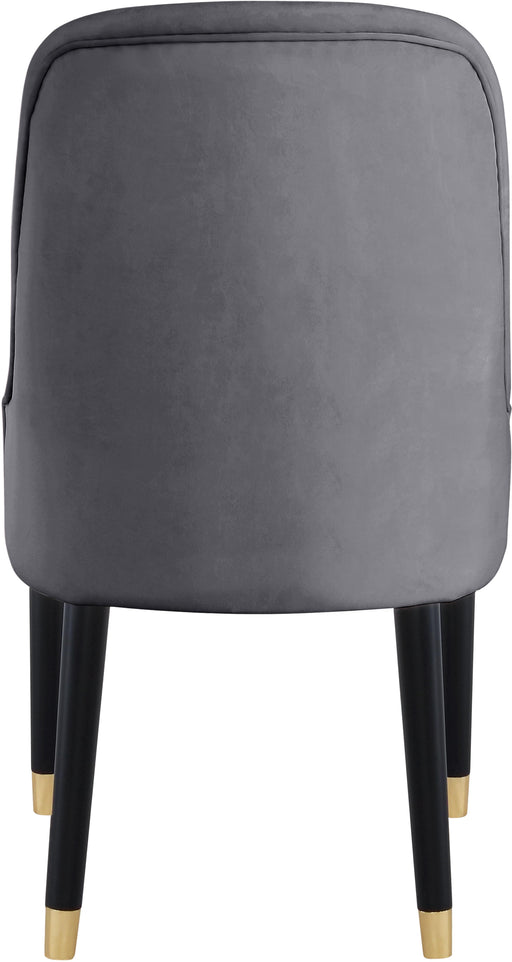 Omni Grey Velvet Dining Chair - Furniture Stars (Chicago, IL)