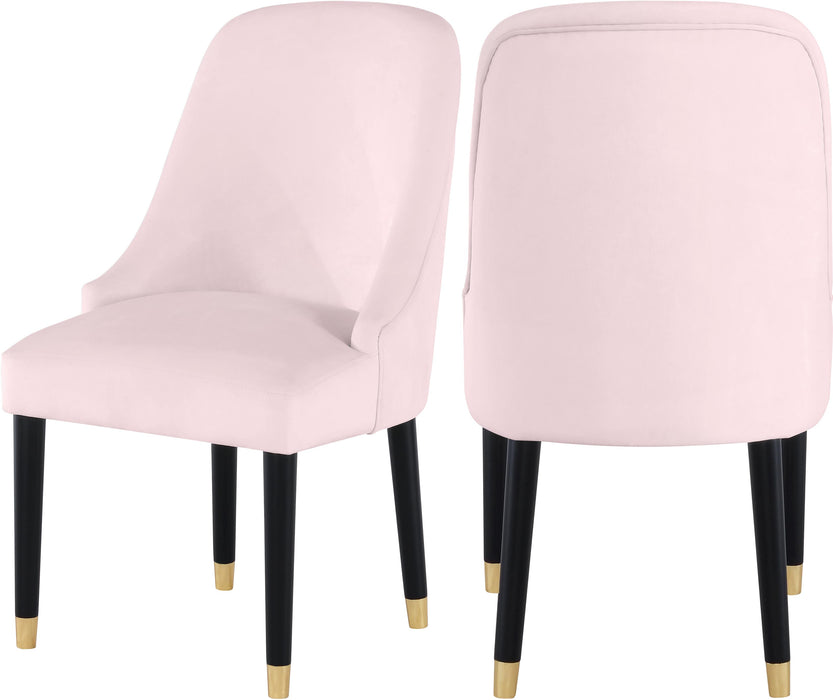 Omni Pink Velvet Dining Chair - Furniture Stars (Chicago, IL)
