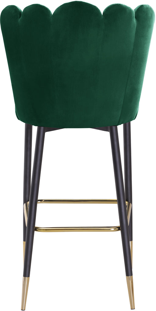 Lily Green Velvet Stool - Furniture Stars (Chicago, IL)